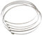 5 pz 40 cm/400 mm a cerchio in acciaio INOX a morsetto per tubo condotto morsetto regolabile fascetta stringitubo per Inline Duct fan idroponica Duct Hoop