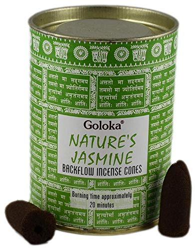 Goloka Räucherkegel, Natures, Jasmin, 24 Stück