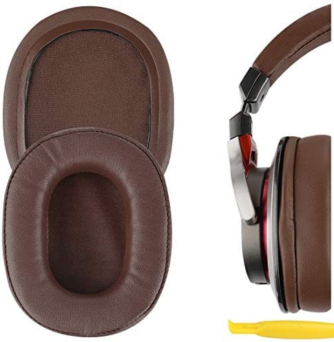 Geekria QuickFit Replacement Ear Pads Compatible with Audio-Technica ATH-MSR7/ MSR7NC/ MSR7BK/ MSR7GM/ MSR7b, ANC700BT, ANC500BT, SR50BT Headphones Ear Cushions (Brown)