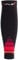 CFLEX Herren & Damen Sport Kompressions Stulpe (1 Paar) Wadenbandage - Schwarz-Rot L-XL