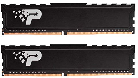 Patriot Memory Série Signature Premium Kit de mémoire DDR4 3200 MHz PC4-25600 16Go (2x8Go) C22 - PSP416G3200KH1