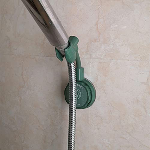 Valink Support de pommeau de douche flexible à 360 degrés, support de pommeau de douche universel réglable, fixation murale à ventouse, sans perçage, pour salle de bain et baignoire
