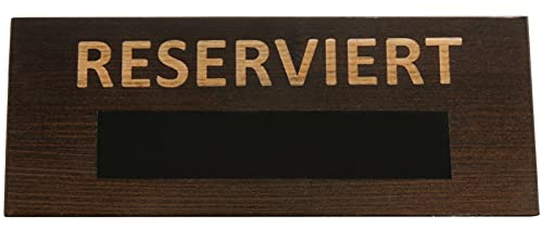 KDS Schild Reserviert TRI mit Kreidetafel zum beschriften Reservierung