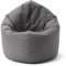 Lumaland Sitzsack Drops: runder Sitzsack (300 L) mit 2-in-1-Funktion für bequemes Sitzen & Liegen | Der Doppelagent für Relax-Momente in- & Outdoor I Mit anpassungsfähiger EPS-Füllung | Ø 120 x 75 cm