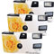 3X 1A Photo PORST Einwegkamera gelbe Hochzeitsrose, mit Blitz, Batterien und Film (3er Pack, je 27 Aufnahmen)