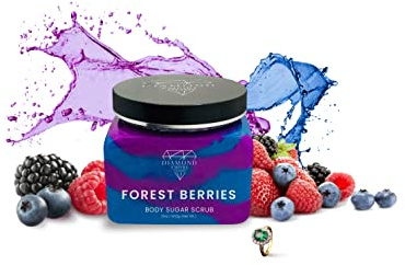 Diamond Empire Organic Forest Berries Körperzucker-Peeling mit Überraschungsschmuck im Inneren (Surprise Jewelry bis £2.500) (Ring R/S)
