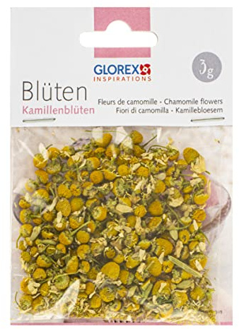 Glorex Getrocknete Blumen, gelb, 4 g