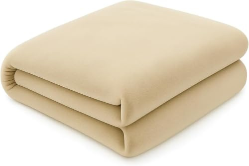 NIGHTZONE Luxury Faux Fur Mink Fleece Throw Over Sofa Bed Soft Warm Blanket (Mink, King (200 x 240 cm))