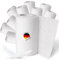 10x 8cm breite Haftbinde 4m elastische selbsthaftend kohäsive Fixierbinde Verband Binde selbstklebend, Schnellverband
