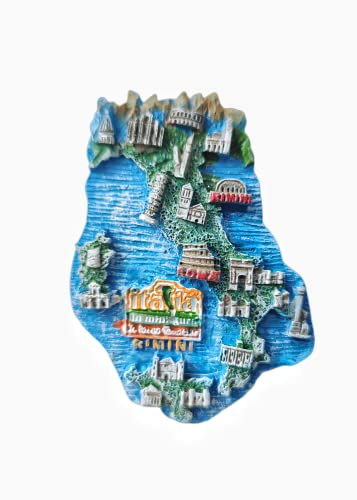 Rimini Italien Kühlschrankmagnet Reise Souvenir Kühlschrank Dekoration 3D Magnetaufkleber Bastelkollektion