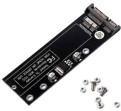 DAGIJIRD Festplatte für MacBook Air 2010 / 2011, 12 + 6 Pin, SSD-Festplatte auf SATA 22 Pin