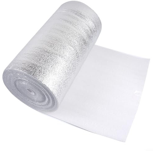 Film réfléchissant aluminisé pour radiateur, efficacité de transfert de chaleur, solution d'économie d'énergie, film réfléchissant pour radiateur, isolation thermique en feuille d'aluminium (30 cm de