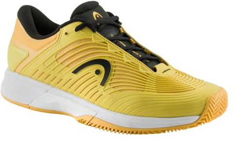 HEAD Revolt PRO 4.5 Clay Men, Scarpe da Tennis Uomo, Banana Nero, 44 EU