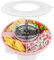 Musiwanna Snack Tray with Lid for Stanley Cup 40oz/1.18L, ONLY for 40OZ, Snack Bowl Compatible with 40oz Tumbler, Silicone SnackHolder with 4 Compartments, SnackPlate, SnackStorage Top Ring (Pink)