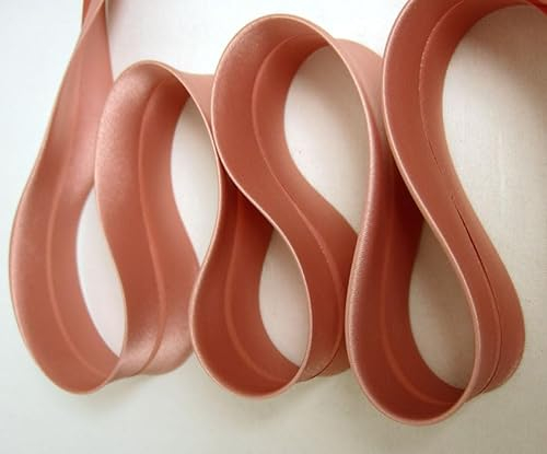 Einfassband - Satinband - Breite 40mm - Altrosa - Meterware
