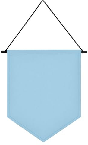 Fnaobai Broschen-Organizer zum Aufhängen an der Wand, bunt, Emaille, Abzeichen, Leinwand, Banner, Ohrringe, Sammlungshalter, 32 x 25,4 cm (ohne Zubehör) (blau)