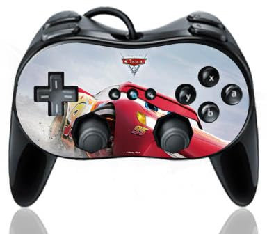 DeinDesign Skin kompatibel mit Nintendo Wii Classic Controller Pro Folie Sticker Lightning McQueen 95 Offizielles Lizenzprodukt Cars