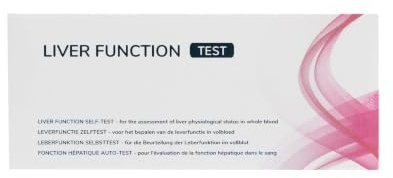 Leberfunktion Selbsttest – ALT & AST Enzyme | CE-zertifizierter Lebertest für zuhause – Schnelle Ergebnisse in 15 Min – Diskrete Lieferung
