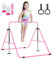 TINY TUMBLERS Gymnastics bar for kids - A great piece of gymnastic equipment for home use for a range of ages - Rings and hand grips included!