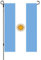 Argentinien-Flagge, kleine Mini-Gartenflaggen, 30,5 x 45,7 cm, doppelseitig, wetterfest, für Outdoor-Dekoration (Argentinien)