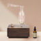 Waterless Essential Oil Diffuser - Premium Wood & Glass Nebulizer, Battery Operated Scent Diffuser for Home and Large Rooms, Ideal for Hotels - Ultimate Aromatherapy Fragrance Diffuser