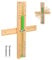 Sauna Sanduhr,Saunauhr,Sanduhr Sauna,Saunauhr Sanduhr,15 Minuten Zeitmessung,Sauna Zeitmessgerät Mit Rotierender Sanduhr,Uhr Aus Holz Grün Sand,Einfache Montage Inkl. Befestigungsmaterial