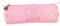 Hamelin - 1 Trousse Fourre-Tout Rond CHIPIE Rose Coeur - Dimension 22 x 7 cm - Fermeture Zippée - 1 Compartiment