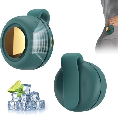 HOIDOKLY Mini ventilador, 2025 nuevo ventilador portátil con clip pequeño, recargable por USB, silencioso, sin asas, ventilador de bolsillo para la cintura y cuello, ideal para exteriores, viajes