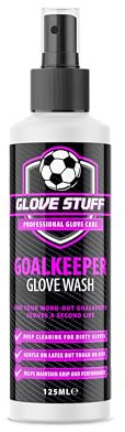 Glove Stuff - Goalkeeper Glove Wash 125ml - Removes Dirt Without Damaging Latex - Care Solution for Grip Maintenance & Longevity - Designed with footballers in mind