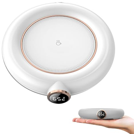 Cup Wärmere Matte USB betrieben konstante Temperatur Milch Kaffeetasse Elektrische Heizmatte für Haushaltsbüro Schreibtisch (Weiß)