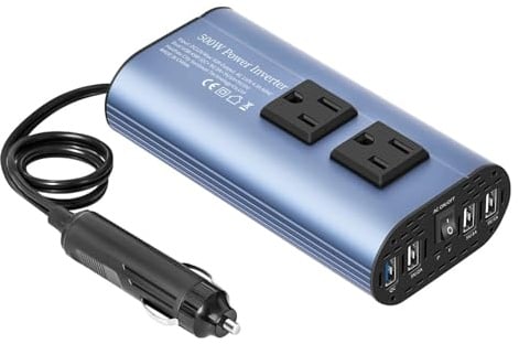 Transformateur Convertisseur Voiture DC 12 V vers AC 110 V Prise Américaine Interface USB Multifonction Adaptateur Voiture 500 W