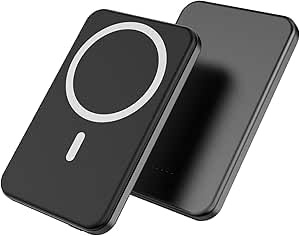 Magnetisches Powerbank 5000mAh 20W PD USB Type C Mini Akku Pack | Magnetisches Powerbank Mit 5000mAh 20W PD Schnellladung Kompatibel Für iPhone 16 15 14 13 12 Pro Pro Max Für Unterwegs