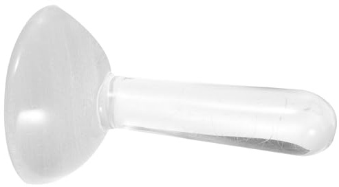 Luxshiny Glasstößel für Pigmente und Aquarellfarben Leicht, Transparenter | Ergonomischer Griff, zum Verreiben von Mineralfarben und Ölmalerei, für Künstler, Handlich