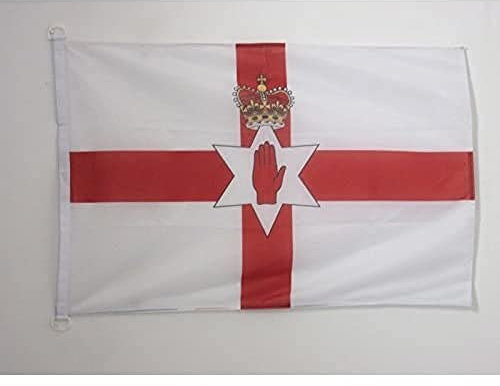 AZ FLAG Bootflagge Nordirland - 45x30 cm - Irische Nordfahne Bootsfahne 30 x 45 cm Marine Flaggen - Flaggen