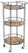 Mendler Servierwagen HWC-A43, Barwagen Teewagen, Tanne Holz massiv Vintage 100x50x43cm