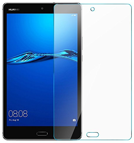 Pellicola protettiva per schermo compatibile con Huawei MediaPad M3 Lite 8 – [alta definizione HD chiarità] in vetro temperato per tablet Mediapad M3 Lite 8 (8 pollici)