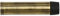 HERITAGE BRASS Premium Quality V1081 64 Concealed Fix Cylinder Pattern Skirting Wall Mounted Door Stop without Rose - 76mm (3) Projection (Antique Brass)