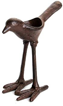 TentHome Kreativer Vogel Kerzenständer Antik Kerzenleuchter Kerzenhalter Vintage Teelichthalter Tier Dekoration Gusseisen für Cafe Restaurant Atmosphäre, antikbraun