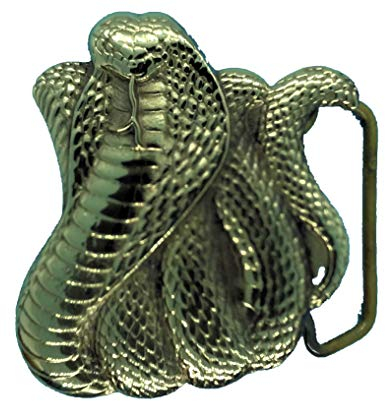 Cobra-Gürtelschnalle.