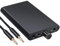 LiNKFOR Amplificador de Auriculares 16-300Ω 3,5mm HiFi Amplificador de Audio Portátil Recargable con Banco de Energía Incorporado para MP3 MP4 iPods Móviles Laptops Reproductores CD
