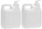 Cabilock 2PCS 1L Empty Pump Bottle Dispenser Plastic Refillable Liquid Pump Bottles Liquid Cosmetics Chemical Storage Container Lotion Container (White)