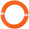 Quickun Pneumatischer Schlauch, 6,35 mm (1/4 Zoll), OD PU-Rohr, Luftschlauchleitung für Luftkompressor-Armatur oder Flüssigkeitsübertragung (Orange, 10 m)