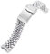 20mm Super-J Louis Metallarmband für New Seiko 5-40mm gebürstet