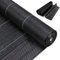 OUNUO Toiles de Paillage 2m x 50m, Toile Anti Mauvaises Herbes Jardin 90g/㎡, Geotextile, Bache Noire Agricole, Barriere Anti Racine, Contre Les Mauvaises Herbes, Tissu Perméable à l'eau