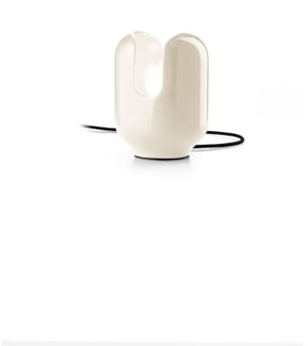 Tischlampe Batucada 1 Licht Decò aus Keramik Made in Italy C2590 Creme