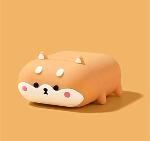 Niedliche Hunde-Schutzhülle für Airpod Pro/Pro 2 Gen 2022, lustige 3D-Cartoon-Kawaii-Coole Airpods Pro 2. Generation, Silikonhüllen für Apple AirPods Pro mit Schlüsselanhänger für Jungen, Mädchen,