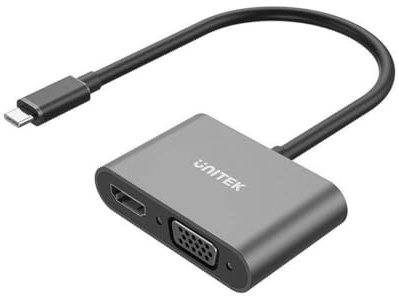 Unitek Adapter USB-C auf VGA/HDMI V1168A
