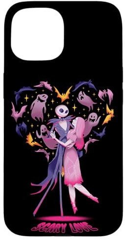 iPhone 15 Disney The Nightmare Before Christmas Jack Sally Scary Love Case
