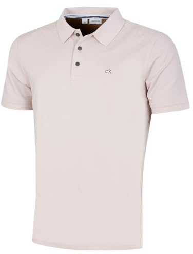 Calvin Klein Mens Campus Polo Shirt - Stone - XXXXXL