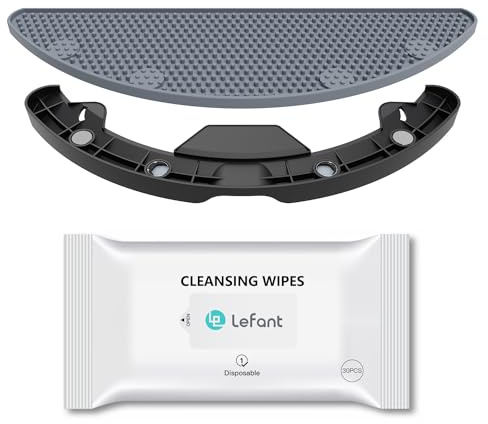 Lefant Magnetic Mop Holder and 30 Pieces of Cleaning Wipes for M310 M320 Robot Vacuum Cleaner